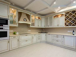 Угловая классическая кухня на Богатырском купить кухню в Спб за 52980 руб. 